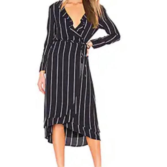 Rails pryia Livorno stripe wrap dress xs NWT Feminine - Picture 1 of 12